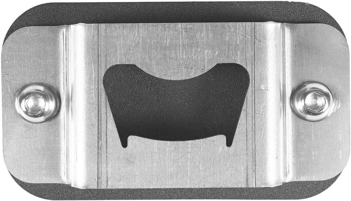 imageHooke Road Wrangler Bottle Opener Rear License Plate Tailgate Accessory for 20072018 Jeep JK Wrangler ampamp Unlimited Sport Sahara Rubicon