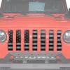 imageHooke Road Front Mesh Grill Insert for Jeep Gladiator JTJeep Wrangler JL 2018 2019 2020 2021 2022 2023 2024 2025  Faded White ampamp Black US Flag