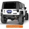 imageHooke Road JK Rear Bumper for 20072018 Jeep Wrangler JK ampamp Unlimited 2 or 4 Doors Tubular Offroad Back Bumper with Drings Hitch Receiver