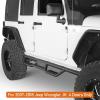 imageHooke Road Wrangler JK Running Boards 4 Door Side Steps Nerf Bars for 20072018 Jeep Wrangler JK Unlimited 4 Doors Only
