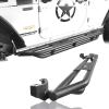 imageHooke Road Wrangler JK Running Boards 4 Door Tube Side Steps Nerf Bar for 20072018 Jeep Wrangler JK Unlimited 4 Doors Only Textured Black Heavy Duty
