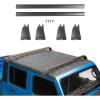imageHooke Road for Jeep Roof Rack Cross Bars Kayak Watercraf Cargo Carriers Compatible with Jeep Wrangler JK JL Gladiator JT 20072025 4Door Hard Top