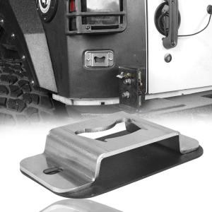 imageHooke Road Wrangler Bottle Opener Rear License Plate Tailgate Accessory for 20072018 Jeep JK Wrangler ampamp Unlimited Sport Sahara Rubicon