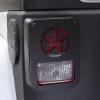 imageHooke Road JK Wrangler Tail Light Guard Five Star Taillight Cover for 20072018 Wrangler JK ampamp Wrangler Unlimited  Pair