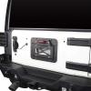 imageHooke Road Wrangler Spare Tire Delete License Plate Relocation Kit wPlate Illuminate Light ampamp Third Brake Light for 20072018 Jeep Wrangler JK ampamp Unlimited