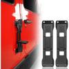imageHooke Road Wrangler Door Hinge Steps Aluminum Folding Foot Peg Doorstep Rooftop Access Pedal Hook for 20072025 Jeep Wrangler JK JL 24Door ampamp Gladiator JT  2 PCs