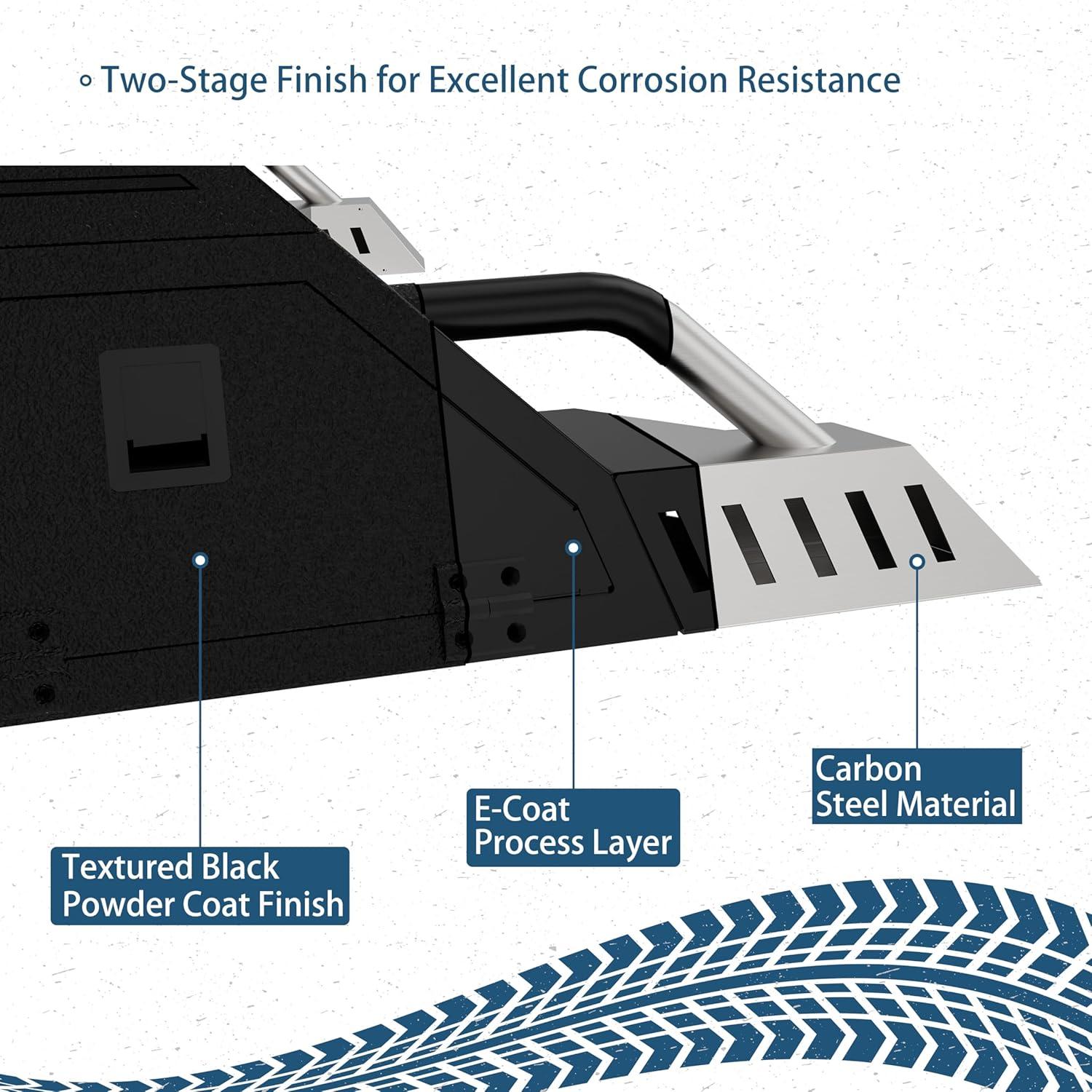 imageHooke Road MidSize Truck Sport Roll Bar Adjustable Chase Rack Universal for Toyota Tacoma Chevrolet Colorado Ford Ranger GMC Canyon