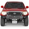 imageHooke Road 0511 Tacoma Steel Full Width Front Bumper  Rear Bumper wDual Swing Arms amp Tire Carrier Compatible with Toyota Tacoma 20052011 Pickup Truck