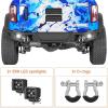 imageHooke Road Bronco Tubular Rear Bumper for 20212026 Ford BroncoNot for Raptor  Heavy Duty Steel Back Bumper with LED Lights Sensor Holes Drings