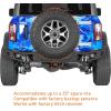 imageHooke Road Bronco Tubular Rear Bumper for 20212026 Ford BroncoNot for Raptor  Heavy Duty Steel Back Bumper with LED Lights Sensor Holes Drings