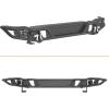 imageHooke Road Bronco Tubular Rear Bumper for 20212026 Ford BroncoNot for Raptor  Heavy Duty Steel Back Bumper with LED Lights Sensor Holes Drings