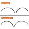 imageHooke Road Bronco Wheel Liner Trim Fender Flare Delete Kit for 20212026 Ford Bronco 24 Doors 4PCS Set