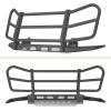 imageHooke Road Cayenne 955 Front Bumper Brush Grille Guard for 20032010 Porsche Cayenne 955 957 Steel Bumper with Push Bull Bar Skid Plate DRing Mounts