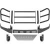 imageHooke Road Cayenne 955 Front Bumper Brush Grille Guard for 20032010 Porsche Cayenne 955 957 Steel Bumper with Push Bull Bar Skid Plate DRing Mounts