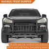imageHooke Road Cayenne 955 Front Bumper Brush Grille Guard for 20032010 Porsche Cayenne 955 957 Steel Bumper with Push Bull Bar Skid Plate DRing Mounts