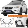 imageHooke Road Crosstrek Tubular Front Bumper Bull Bar Rally Light Bar for 20132017 Subaru XV Crosstrek Sturdy Steel Bumper with 4 Light Mounting Tabs  NoDrill Installation