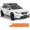 imageHooke Road Crosstrek Tubular Front Bumper Bull Bar Rally Light Bar for 20132017 Subaru XV Crosstrek Sturdy Steel Bumper with 4 Light Mounting Tabs  NoDrill Installation