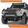 imageHooke Road Discovery Front Bumper for Ford Bronco 20212026 24 Doors Exclude Bronco Sport amp Raptor Offroad Bumper with Winch Plate Drings Bull Bar