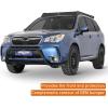 imageHooke Road Forester Rally Light Bar Front Bumper Guard for Subaru Forester 2014 2015 2016 2017 2018 4 Light Tabs Nugde Bull Bar  No Drill Installation