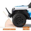 imageHooke Road JL Gladiator Stubby Front Bumper wStinger Bull Bar for 20182026 Jeep Wrangler JL amp Gladiator JT 24 Doors Heavy Duty Steel Bumper with LED Lights amp Winch Plate