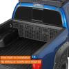 imageHooke Road Tacoma Front Bed MOLLE Panel Cargo Rack for 20052023 Toyota Tacoma  Solid Steel Luggage Security Storage Truck Organizer