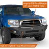 imageHooke Road Tacoma Front Bumper for 20052011 Toyota Tacoma 2nd Gen Truck Offroad Full Width Steel Bumper wRemovable Skid Plate amp DRing Mounts