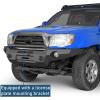 imageHooke Road Tacoma Front Winch Bumper Full Width Offroad Bumper for Toyota Tacoma 2005 2006 2007 2008 2009 2010 2011 Pickup Trucks wSkid Plate amp License Plate Mount