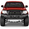 imageHooke Road Tacoma Front and Rear Bumper Set for 20052011 Toyota Tacoma 2nd Gen Pickup Solid Steel Offroad Bumpers with Skid Plate LED Lights Dring Mounts