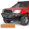imageHooke Road Tacoma Full Width Front Bumper and Rear Bumper Combo Offroad Bumper Guard wWinch Plate Dring Mounts Kit for 20052011 Toyota Tacoma