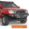 imageHooke Road Tacoma Full Width Front Winch Bumper amp Rear Bumper wTire Carrier Compatible with Toyota Tacoma 20052011 2nd Gen Pickup Truck