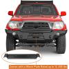 imageHooke Road Tacoma Full Width Front Winch Bumper amp Rear Bumper wTire Carrier Compatible with Toyota Tacoma 20052011 2nd Gen Pickup Truck