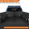 imageHooke Road Tacoma Side Bed MOLLE Panel Cargo Rack for 20052023 Toyota Tacoma 5 Bed  2PCS Wheel Well Tool Storage Organizer