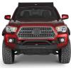 imageHooke Road Tacoma Stubby Front Bumper amp Full Width Rear Bumper Kit for 20162023 Toyota Tacoma 3rd Gen Pickup Truck Textured Black Offroad Steel Bumpers wLED Lights amp Dring Mounts