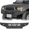 imageHooke Road 9504 Tacoma Front Bumper for 19952004 Toyota Tacoma 1st Gen Pickup Full Width OffRoad Steel Bumper Guard with Skid Plate Dring Mounts amp LED Lights