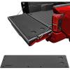 imageHooke Road Tacoma Tailgate Mat Panel Table Protector Cover for Toyota Tacoma 2024 2025 2026 Durable Camping Desk Cutting Board with Cup Holder  Black Plastic