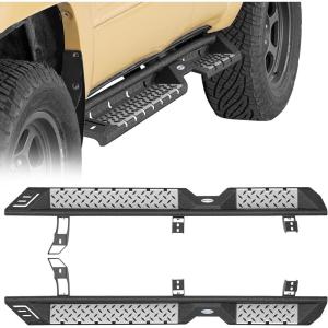 imageHooke Road 0309 4Runner Side Steps Running Boards for 20032009 Toyota 4Runner 4th GenExcluding Limited 63 Drop Down Nerf Step Bars with Stainless Steel NonSlip Pads