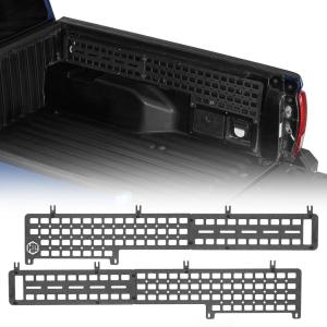 imageHooke Road Tacoma Side Bed MOLLE Panel Cargo Rack for 20052023 Toyota Tacoma 5 Bed  2PCS Wheel Well Tool Storage Organizer