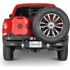 imageHooke Road 0511 Tacoma Full Width Front Bumper  Rear Bumper wDual Swing Arms amp Tire Carrier Compatible with Toyota Tacoma 20052011 2nd Gen Pickup Truck