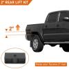 imageHooke Road 2 Rear Leveling Lift Kit for 19952023 Toyota Tacoma6 Lugs Only 19992021 Tundra Models  Suspension Extended Square Lift Blocks with U Bolts