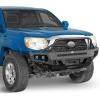 imageHooke Road 2011 Tacoma Front Bumper Compatible with 20052011 Toyota Tacoma 2nd Gen Offroad Steel Front Bumper wWinch Plate amp Skid Plate