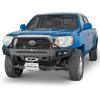 imageHooke Road 2011 Tacoma Front Bumper Compatible with 20052011 Toyota Tacoma 2nd Gen Offroad Steel Front Bumper wWinch Plate amp Skid Plate