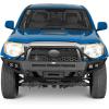 imageHooke Road 2011 Tacoma Front Bumper Compatible with 20052011 Toyota Tacoma 2nd Gen Offroad Steel Front Bumper wWinch Plate amp Skid Plate