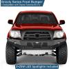 imageHooke Road 2nd Gen Tacoma Full Width Front Bumper wSkid Plate amp License Plate Mount Compatible with 20052011 Toyota Tacoma Pickup Truck Grizzly Series Steel Bumper