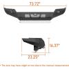 imageHooke Road 3rd Gen Tacoma Front Bumper Full Width Offroad Bumper for 20162023 Toyota Tacoma Trucks  wSkid Plate amp DRing Mounts amp LED Lights