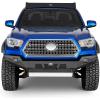 imageHooke Road 3rd Gen Tacoma Front Bumper Full Width Offroad Bumper for 20162023 Toyota Tacoma Trucks  wSkid Plate amp DRing Mounts amp LED Lights
