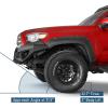 imageHooke Road Grizzly Front Bumper wSkid Plate amp LED Lights for 2016 2017 2018 2019 2020 2021 2022 2023 Toyota Tacoma 3rd Gen Trucks