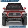 imageHooke Road Grizzly Front Bumper wSkid Plate amp LED Lights for 2016 2017 2018 2019 2020 2021 2022 2023 Toyota Tacoma 3rd Gen Trucks