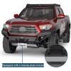 imageHooke Road Grizzly Front Bumper wSkid Plate amp LED Lights for 2016 2017 2018 2019 2020 2021 2022 2023 Toyota Tacoma 3rd Gen Trucks