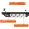 imageHooke Road Running Boards for 20052023 Toyota Tacoma Double Cab 4 FullSize Doors 63 Drop Side Step Bars Rails with Stainless Steel Plates