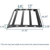 imageHooke Road Tacoma Access Cab Roof Rack Compatible with Toyota Tacoma 2nd 3rd Gen 20052023 Access Cab Only Aluminum Cross Bars Rooftop Cargo Carrier Luggage